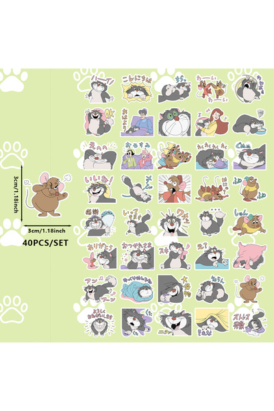 Choice 6X5.2X0.5cm 191D-Lucifer 40 Pieces of Cinderella & Lucifer Stickers fr...