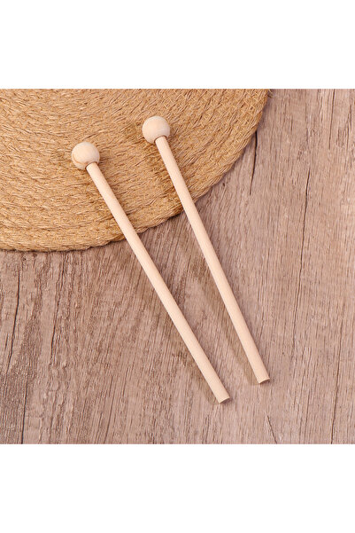 Choice 2 Pcs/1 Pair Wooden Percussion Hammer Drum Stick Professional Xylophon...