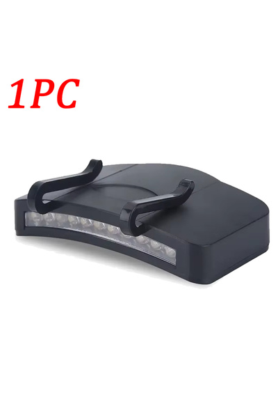 Heinast مصباح يدوي LED عالي الكثافة بمشبك غطاء، قطعة واحدة، بدون بطارية، أداة...