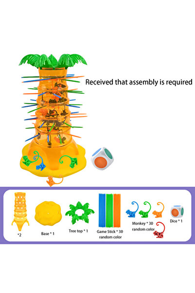 Choice 1pc Desktop game somersault monkey tree climbing toy, party interactiv...