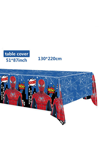 Choice مفارش طاولة لحفلات أعياد الميلاد بتصميم سبايدرمان الخارق، وديكورات مست...