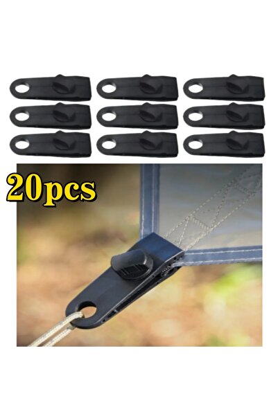 Choice 20pcs 10/20/50Pcs Heavy Duty Tent Clip Tarp Clips Lock Grip Tent Clamp...