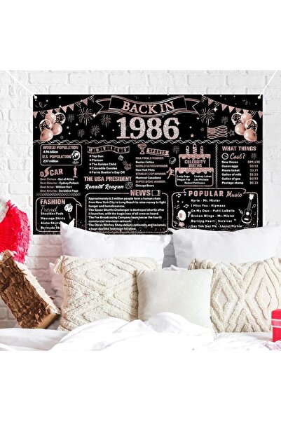 Choice زينة عيد ميلاد وردية اللون للنساء بمناسبة بلوغهن الأربعين، لافتة عيد م...