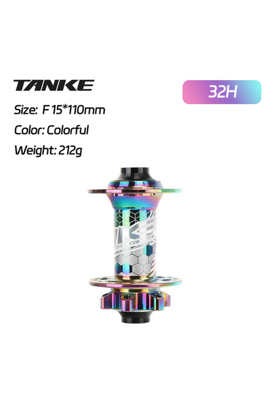 Choice BOOST 110-F TANKE 120 Click Hubs Bearing MTB Hub Front Rear 32 Holes D...