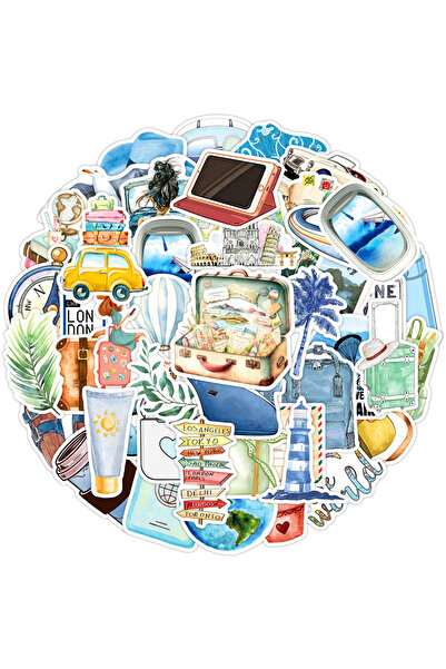 choice2 50 قطعة (10/30/50 قطعة) ملصقات جرافيتي كرتونية لطيفة بألوان مائية للس...