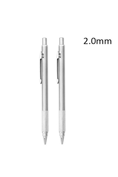 Choice قلمان رصاص معدنيان ميكانيكيان، مقاس 2.0 مم، متوفران بأحجام 0.3/0.5/0.7...