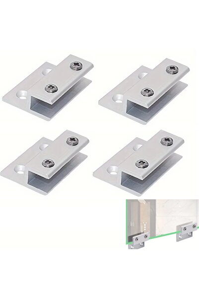 Choice1 4 قطع/6/8 قطع من مشابك تثبيت الزجاج، دعامات ألومنيوم للألواح بسماكة 6...