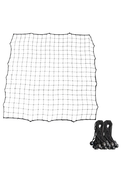 APWIKOGER Black Soccer Rebounder Net with 20 Elastic Ropes Kickback Football ...