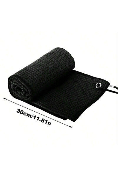 Choice مناشف جولف سوداء متعددة الألوان (متوفرة للشحن الدولي) - نسيج وافل من أ...