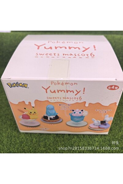 Choice لعبة بوكيمون يامي سويتس ماكوت 6 أكواب آيس كريم عشوائية، صندوق مفاجآت، ...
