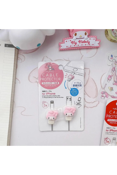 Choice ماي ميلودي كاواي سانريو سينامورول كيتي سلك بيانات لفافة شحن رأس شاحن غ...