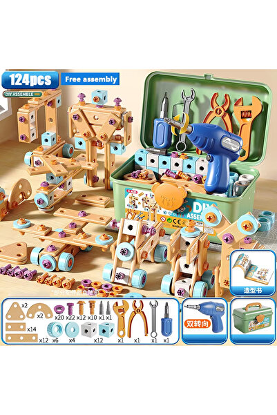 Choice5 124pcs DIY Nut Hand Disassembly Assembly Puzzle Simulated Screwing To...