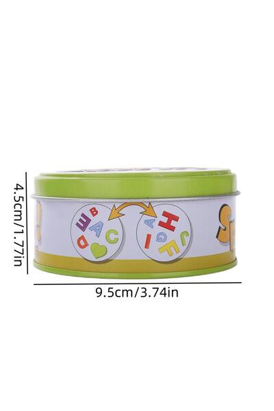 Choice لعبة مطابقة الحروف الخضراء الممتعة، مجموعة بطاقات رد فعل بصري سريع لإي...