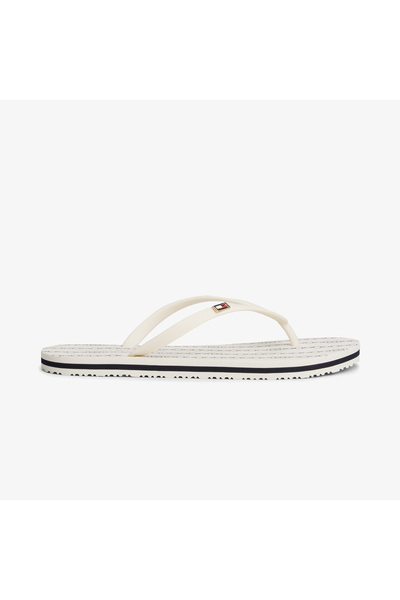 Tommy Hilfiger Strap Beach Kadın Beyaz Terlik