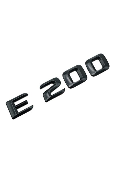 MERCEDES Emblemă E 200 neagră pentru portbagaj