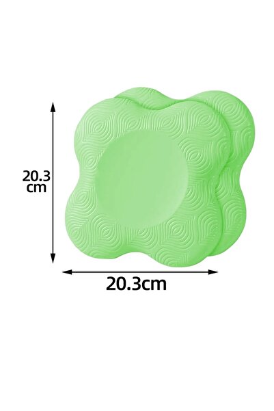 Choice حصائر يوغا خضراء مكونة من قطعتين من مادة TPE، سميكة ومضادة للانزلاق، ل...