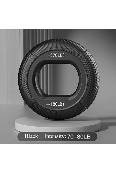 Choice Black Silicone Finger Gripper Ring Hand Muscle Strengthener - Wrist Fi...