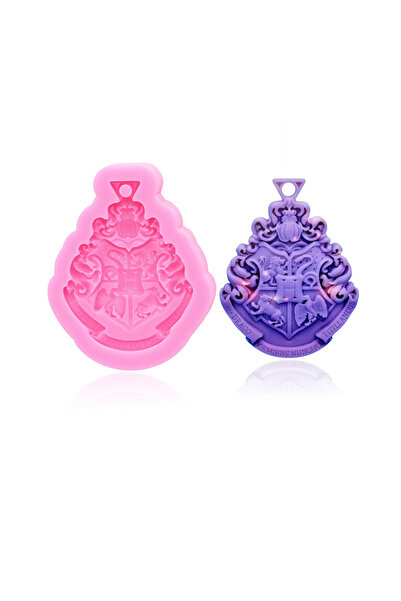 Choice3 قالب سيليكون لشعار أربع كليات وردية اللون، سلسلة مفاتيح، قلادة، مجوهر...