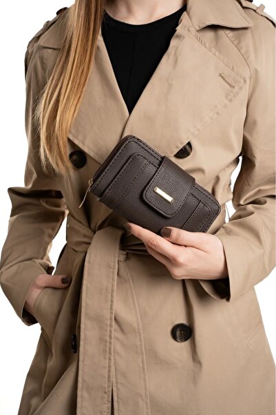 Newish Polo PORTOFOLIU DE DAMĂ CU FERMOAR, CU CAPAC, CU DUNGĂ, DIN PIELE VEGE...