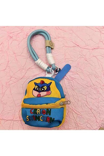 Choice حقيبة شين تشان بلو كرايون، محفظة للهاتف المحمول مع حبل تعليق، حافظة سم...