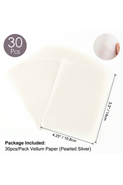 Choice TT808 30 قطعة من ورق البرشمان الملون الناعم غير اللامع المقاوم للحرارة...
