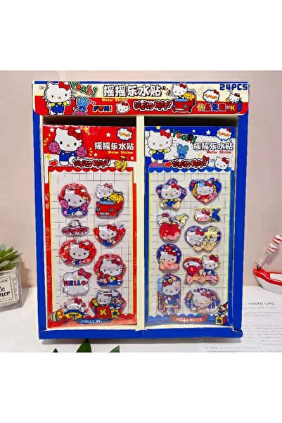 Choice1 ملصق عشوائي - قطعة واحدة من سانريو كاواي هيلو كيتي ثلاثي الأبعاد لحقن...