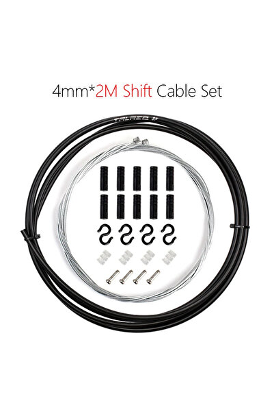 Choice Shift Black 4mm 1pc 1pc Bike Brake Shift Cable Kit 4mm/5mm Derailleur ...
