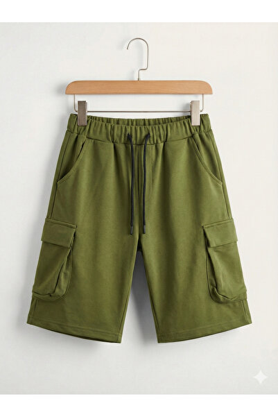 Bonbelle Boys' Cargo Pocket Bermuda Shorts