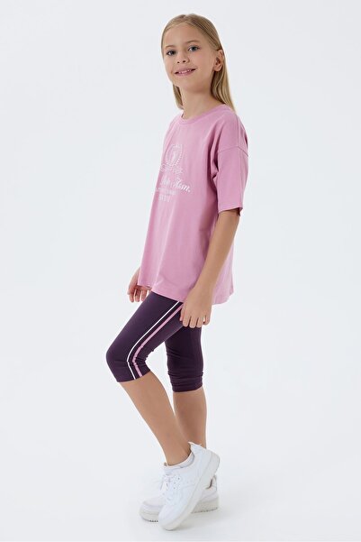 U.S. Polo Assn. 4-15 Yaş Lisanslı Us Polo Assn Kız Çocuk Takım-Pembe
