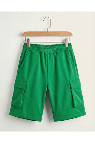 Bonbelle Boys' Cargo Pocket Bermuda Shorts