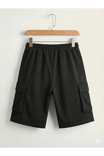 Bonbelle Boys' Cargo Pocket Bermuda Shorts