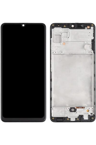 CEPAKS شاشة LCD تعمل باللمس من نوع OLED لهاتف سامسونج جالاكسي A32 مع غطاء (حا...