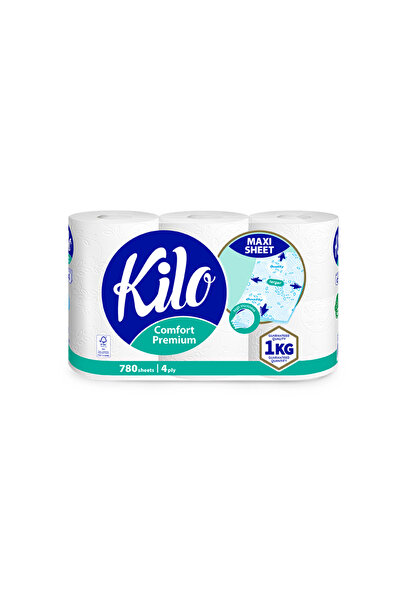 Kilo Confort Hârtie igienică 4 straturi 6 role/set
