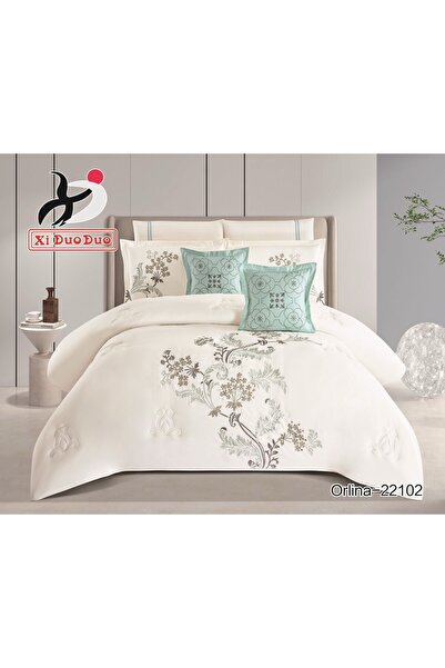 xi Duo Duo Summer embroidered double bedsheet set, 8 pieces. Cover size: 240*...