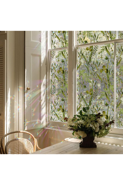 Funlife Scrapbook Self-adhesive blurred window privacy film, UV blocking 43x3...