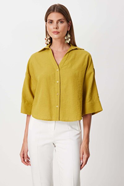 ON Πουκάμισο πόλο με ζαρωμένο σχέδιο