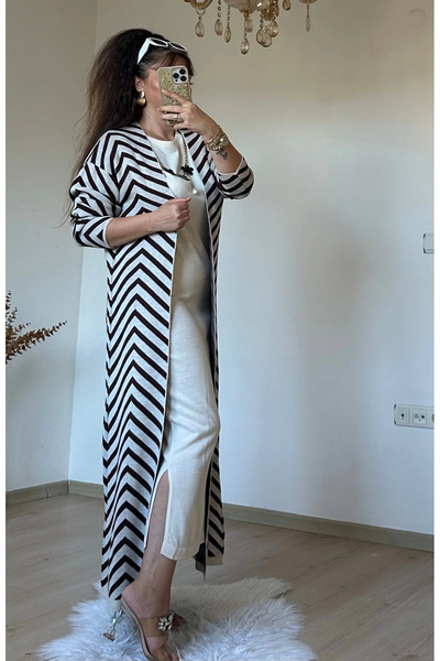 AZRA BUTİK Dress Tunic Set Cream