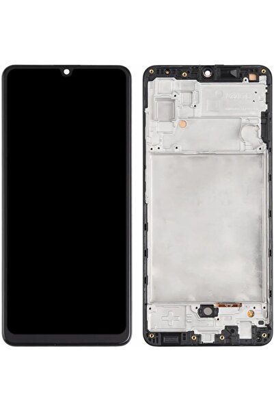CEPAKS شاشة LCD تعمل باللمس من نوع OLED لهاتف سامسونج جالاكسي A31 مع غطاء (حا...