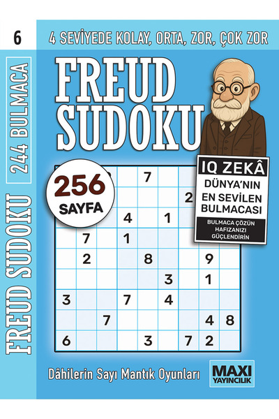 MAXİ Sudoku Yaratıcı İnsanların Sayı ve Mantık Oyunları 6