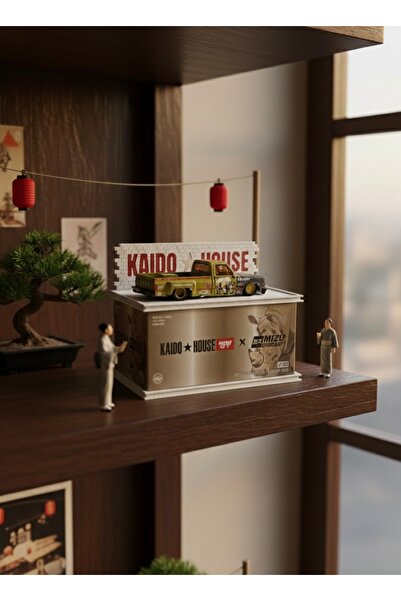 clifss Kaido House Mini Gt Tasarımlı 1:64 Ölçek Araç Standı ve Koleksiyon Raf...