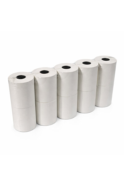 PROCART Set of 10 rolls of branded house paper, 57 mm x 25 m, 48 g/m2