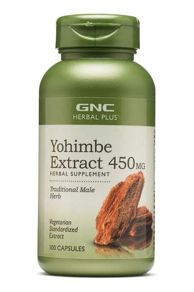 G.N.C Herbal Plus Yohimbe Extract 450 Mg 100 Capsules