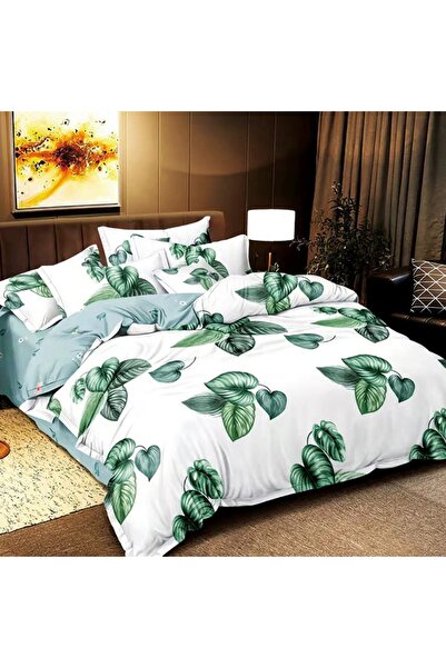 Talis Cleo Double Bed Linen with Elastic 180x200, Satin Cotton