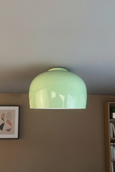 Bamyum Çember Mint Planfonyer Metal Avize Salon Masaüstü Mutfak Ofis Otel Tek...