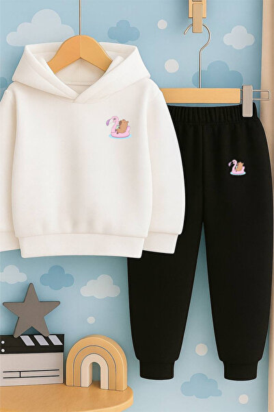 genosha Alt-Top Set Sweatshirt Tracksuit Kids Capybara Printed Daily Trend 3 ...