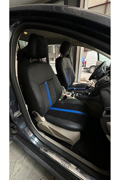 AKINCI غطاء مقعد السيارة الخلفي لفورد فوكس 3 2012-2017، قطعتين متوافقتين - غط...