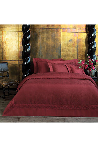 Talis Lenjerie de Pat Dublu Dorian Burgundy, Bumbac Egiptean