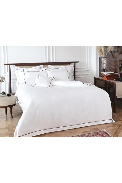 Talis Double King Size Bed Linen Mono Anthracite, Egyptian Cotton