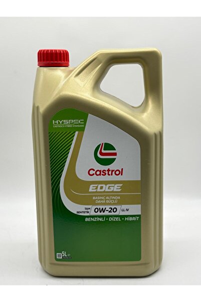 CASTROL EDGE 0W-20 LL -5 LİTRE MOTOR YAĞI-Benzinli,Dizel,Hibrit-2026 YILI- AU...