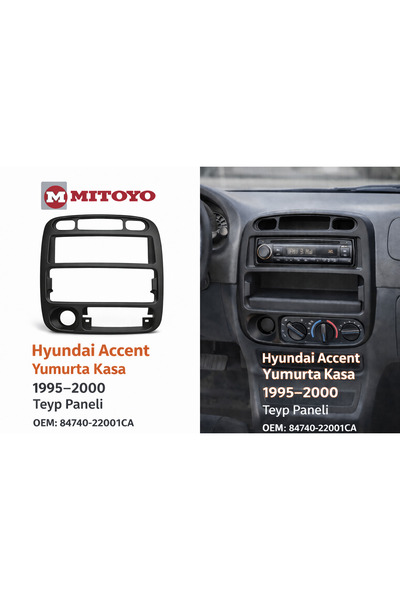 MITOYO لوحة تكييف الهواء لسيارة هيونداي أكسنت 1995-2000 بدون مكيف، نوع OEM 84...